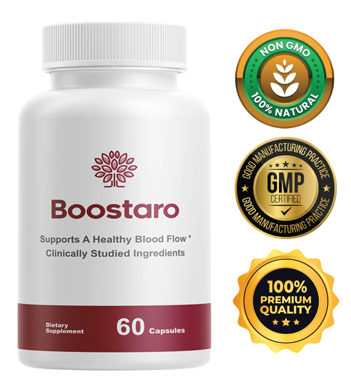 Boostaro supplement and product seals