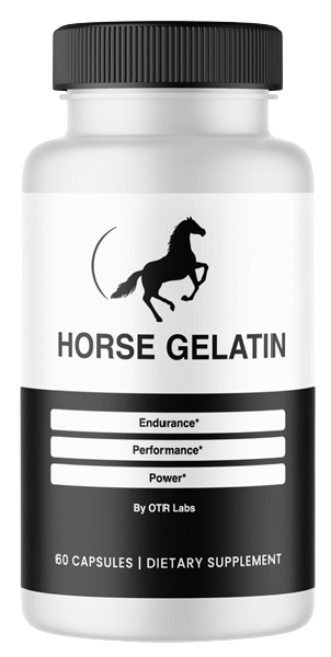 Horse Gelatin supplement bottle